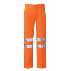 Orange Hi Vis Polycotton Trouser